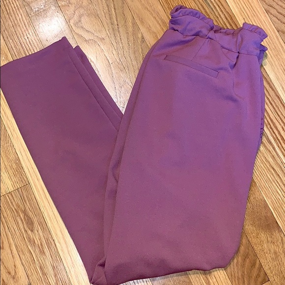 Pink Ruffle Business Pants - Picture 5 of 5